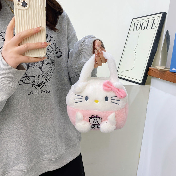Wholesale Cartoon Plush All-match Shoulder Bags
