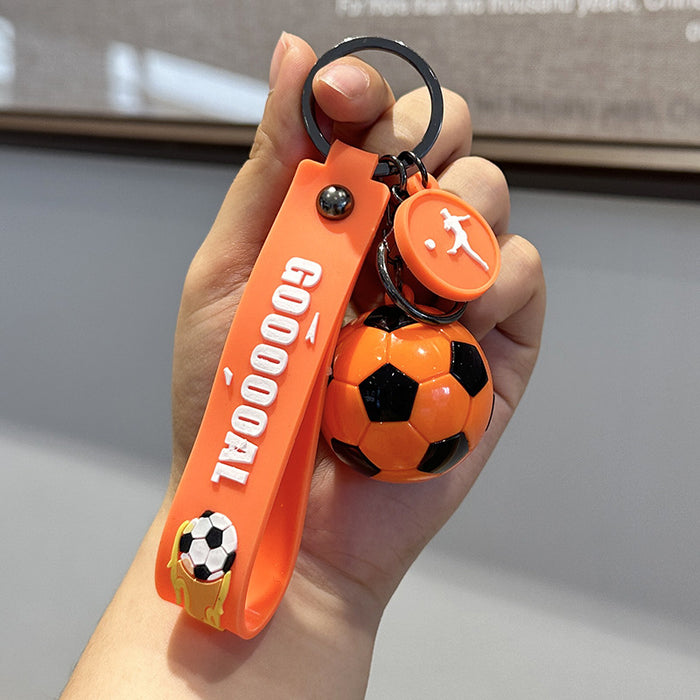Wholesale Simulated Mini Football Keychain Football Match Souvenir Gift Acrylic Backpack Pendant