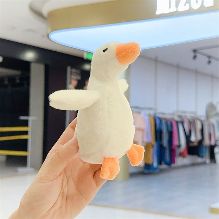Wholesale Plush Creative Egg Duck Goose bag Keychain Pendant