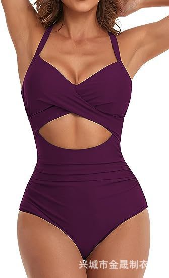 Wholesale Jumpsuit sexy women's swimsuit backless tight cross tie bikini