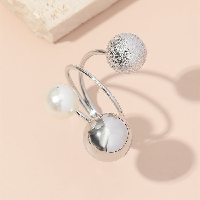 Wholesale metal ball multi-ring adjustable opening ring explosive ring