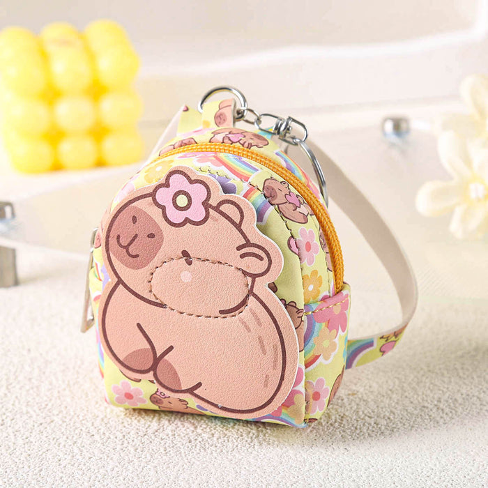 Wholesale Wallet Portable Storage Bag Capybara Pendant Small Backpack Claw Machine