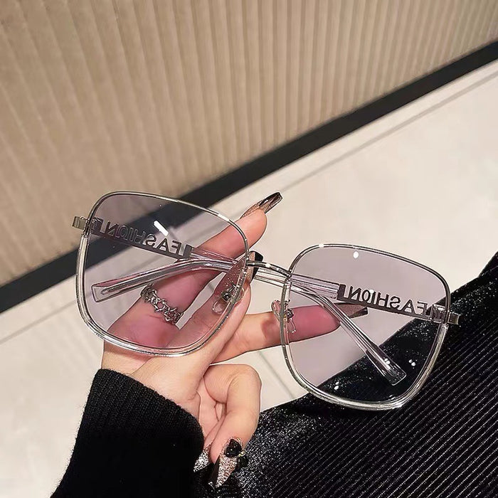 Wholesale Light Color Tablet Brown Sunglasses  Yellow Lenses