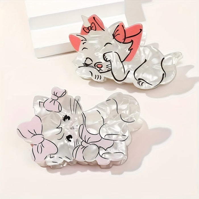 Wholesale Acrylic Cat Cartoon Hair Clip JDC-HC-SNSB008