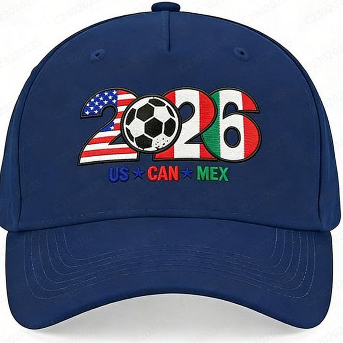 Wholesale 2pcs World Cup Printed Imitation Embroidery Baseball Cap
