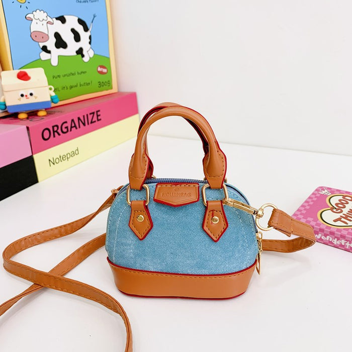 Wholesale Children's Shell Bag Large Capacity Baby Girl's Shoulder Crossbody Coin Purse