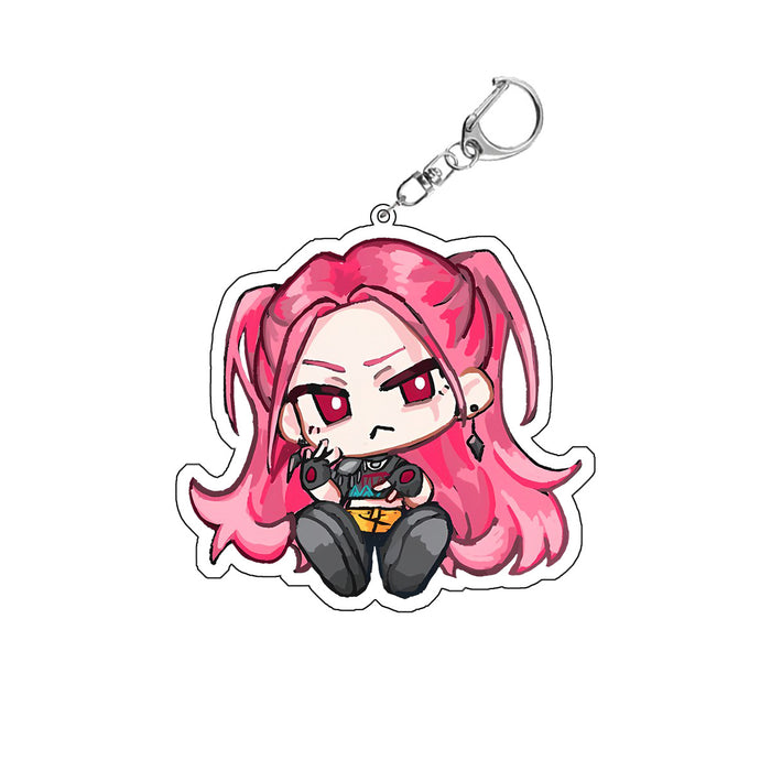 Wholesale K-pop Anime merchandise female idol group acrylic keychain bag charm