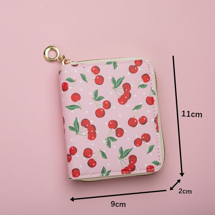 Wholesale Cute fruit pattern PU waterproof  kids wallet