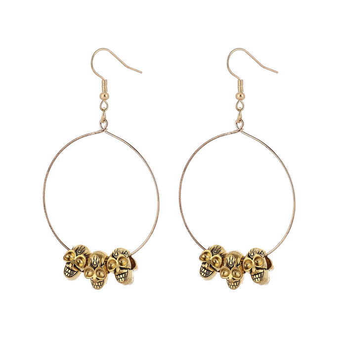 Wholesale  themed earrings,  black and white,  orange and purple  main color earrings