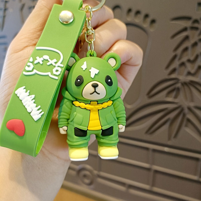 Wholesale Cute 3D Doll Silicone Keychain JDC-KC-MingT137