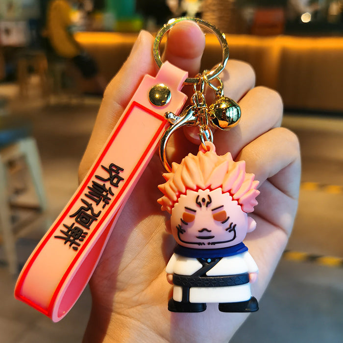 Wholesale Cartoon Doll Silicone Keychain JDC-KC-Tingm258