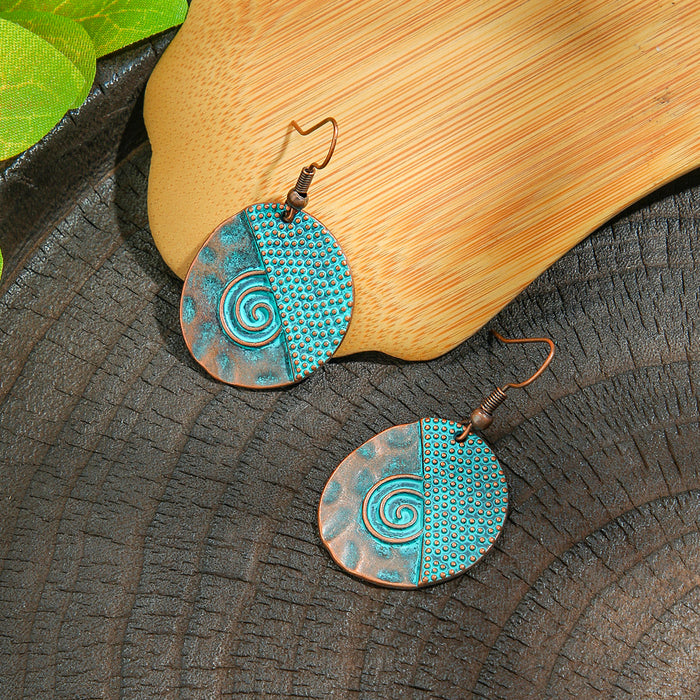 Wholesale Zinc Alloy Bohemian Turquoise Earring Set Fashion Jewelry Accessory MOQ≥2