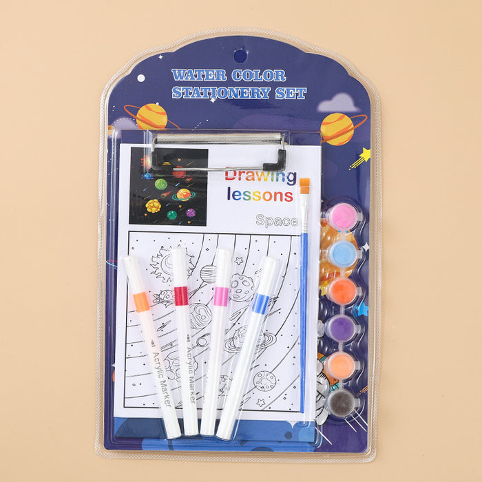 Wholesale DIY Plywood Watercolor pen Set