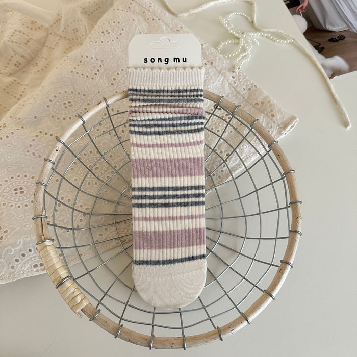 Wholesale New mid length socks, niche original pile socks