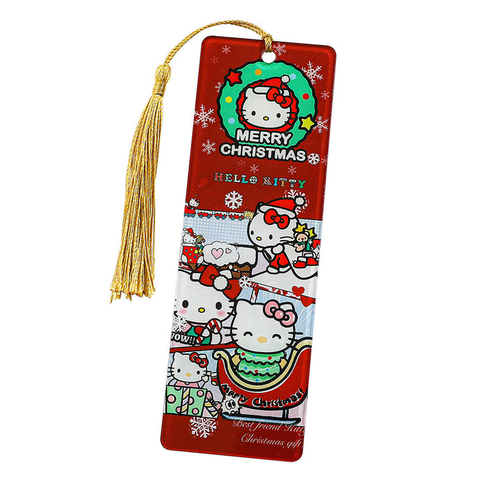 Wholesale cartoon cute cat acrylic tassel bookmark