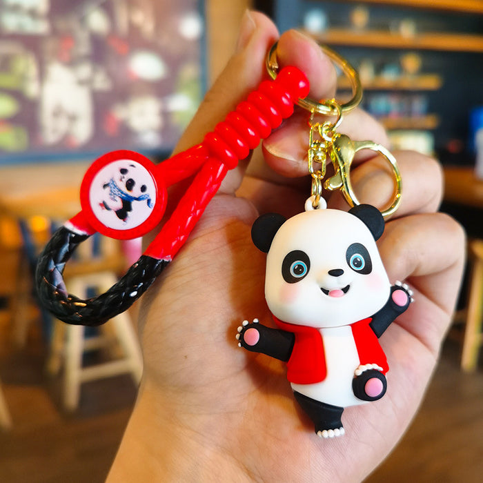 Wholesale Silicone Cartoon Doll Keychain JDC-KC-Tingm152