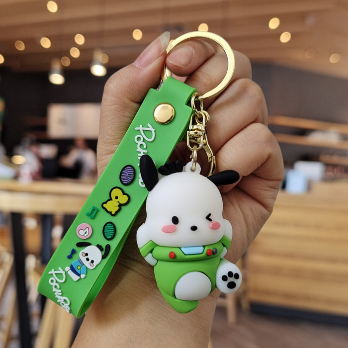 Wholesale Cartoon Silicone Doll Keychain JDC-KC-ZhuoRan020