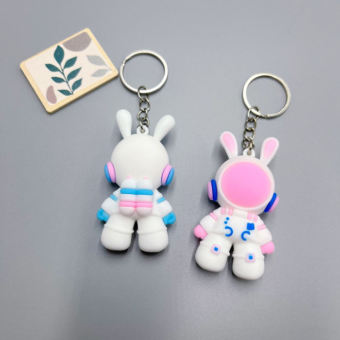 Wholesale Cartoon keychain 3D exquisite three-dimensional bag pendant