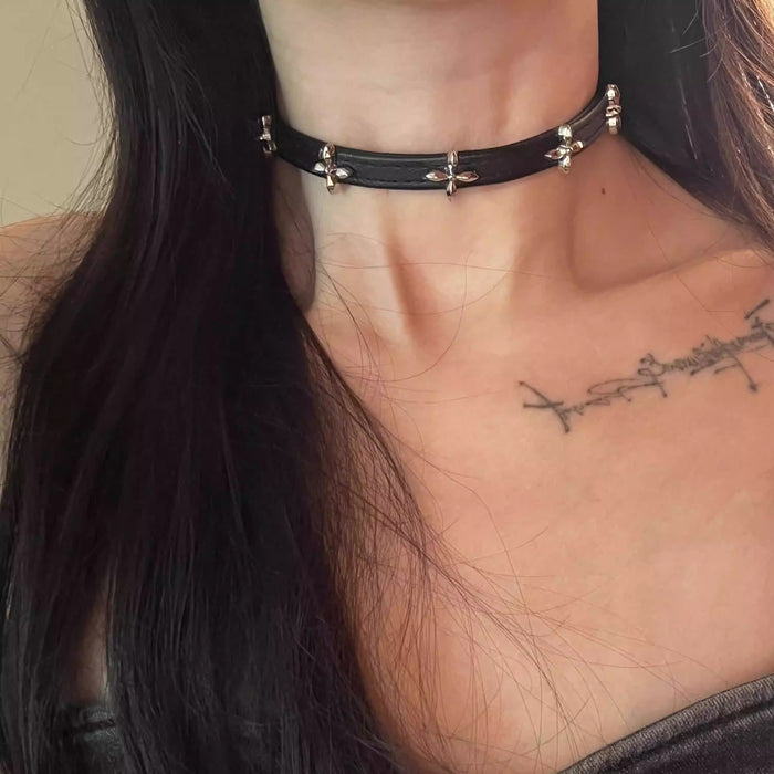 Wholesale  Collar Niche  Leather Necklace