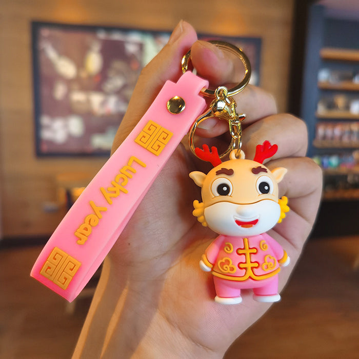 Wholesale Cartoon Doll Silicone Keychain JDC-KC-Tingm132