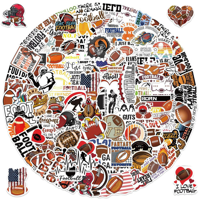 Wholesale 100 pcs Soccer Stickers  Waterproof Decals  Decorations