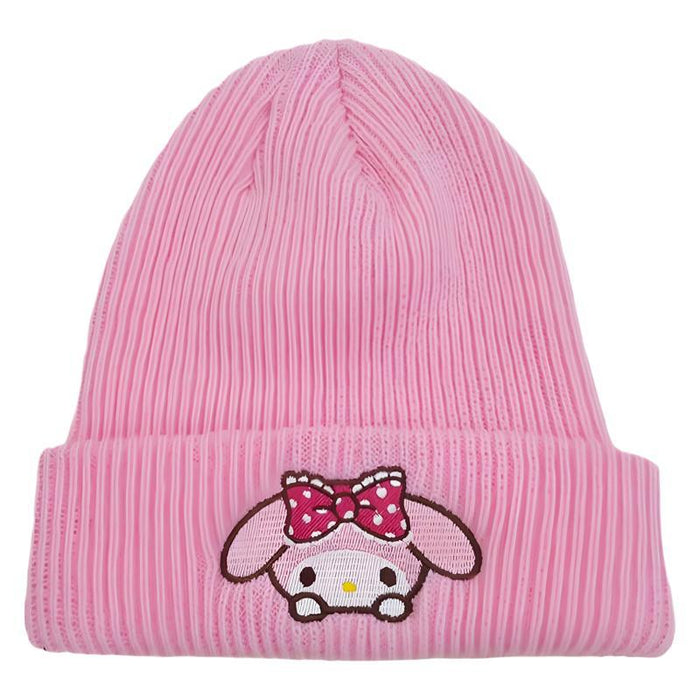 Wholesale Cute cartoon embroidered knitted hat wool hat autumn and winter warm hat cute pullover hat
