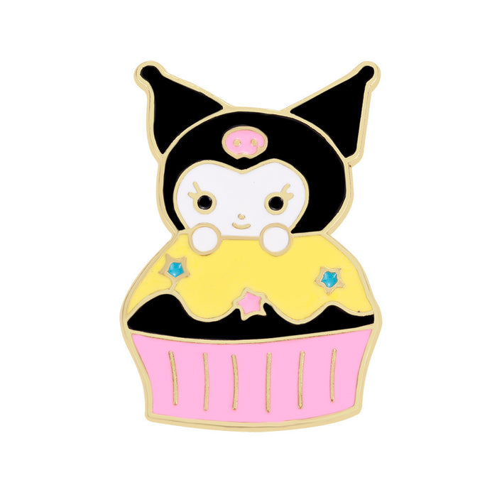 Wholesale Cute cartoon metal badge backpack pendant gift jewelry accessories