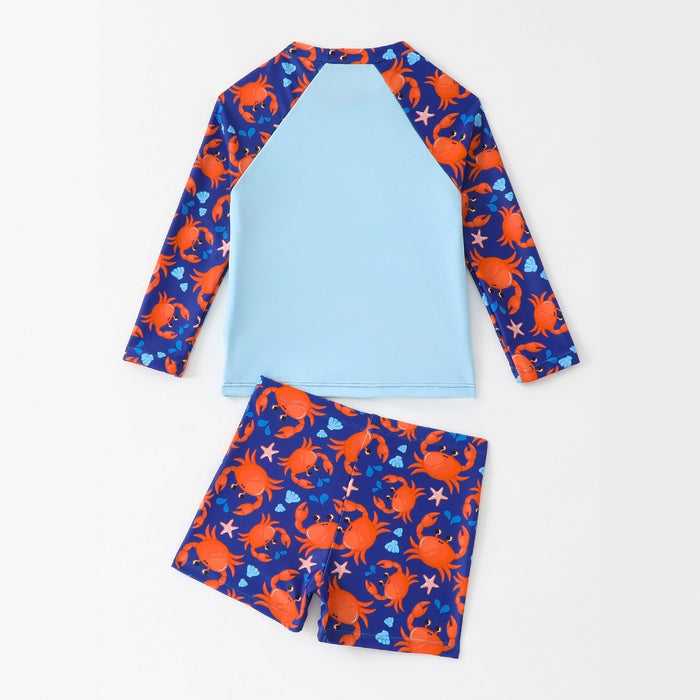 Wholesale Children's swimsuit one-piece long sleeved surfing swimsuit swimsuit