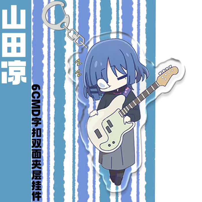 Wholesale Acrylic anime figurine keychain accessory