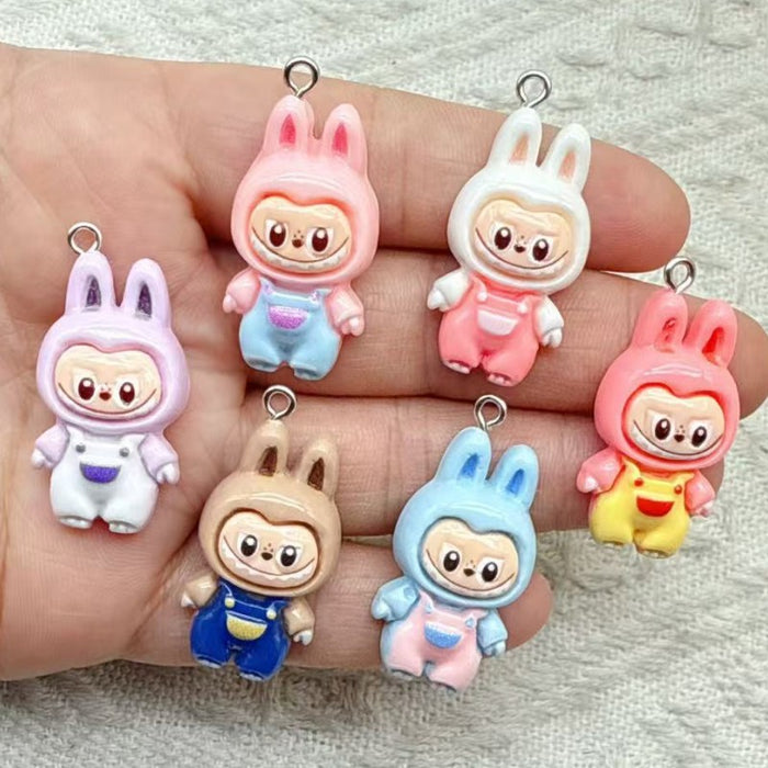 Wholesale 10pcs DIY Cream Clay Headwear Hair Clips,  Refrigerator Magnets,  Shoe Buckles,  Earrings,  Keychains Pendant