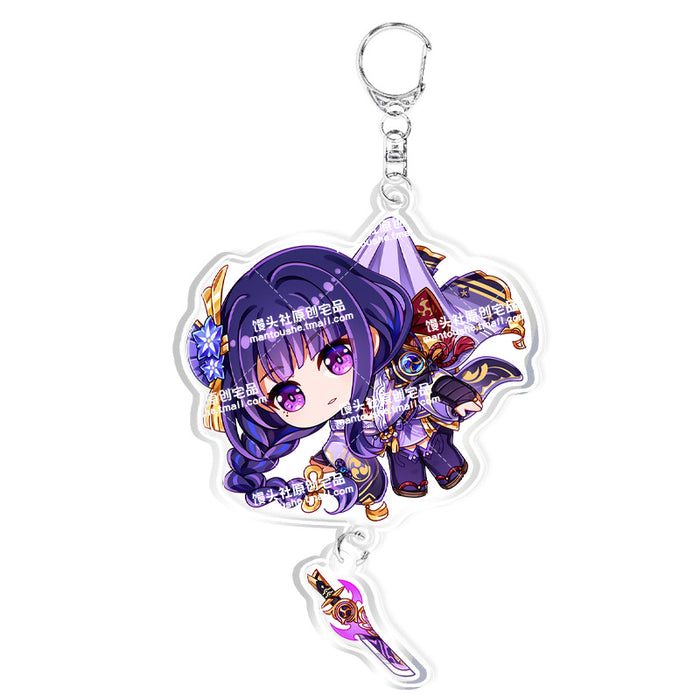 Wholesale Anime peripheral Yuan acrylic keychain accessory