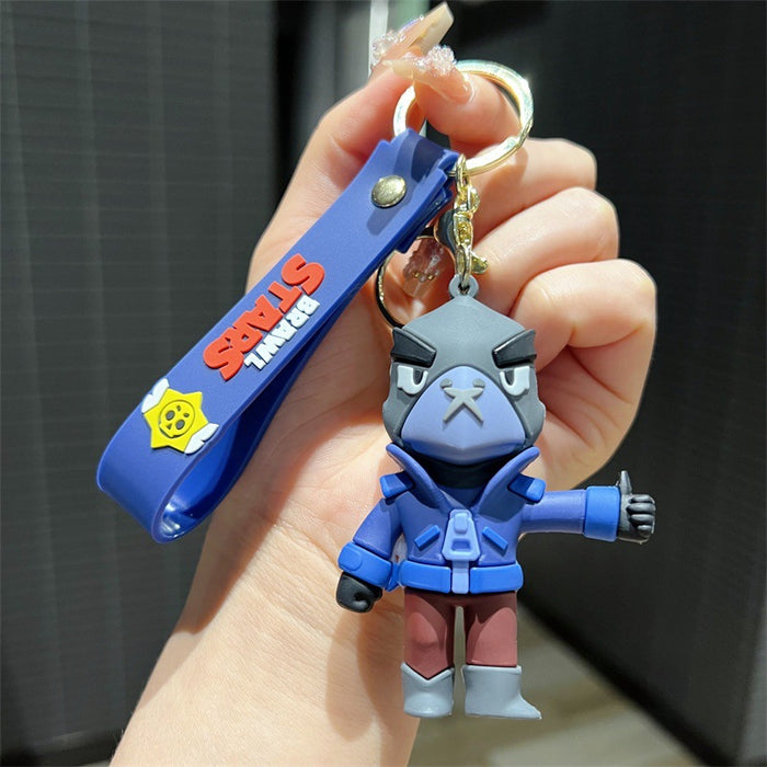 Wholesale Cartoon Game PVC Keychain JDC-KC-JinB031