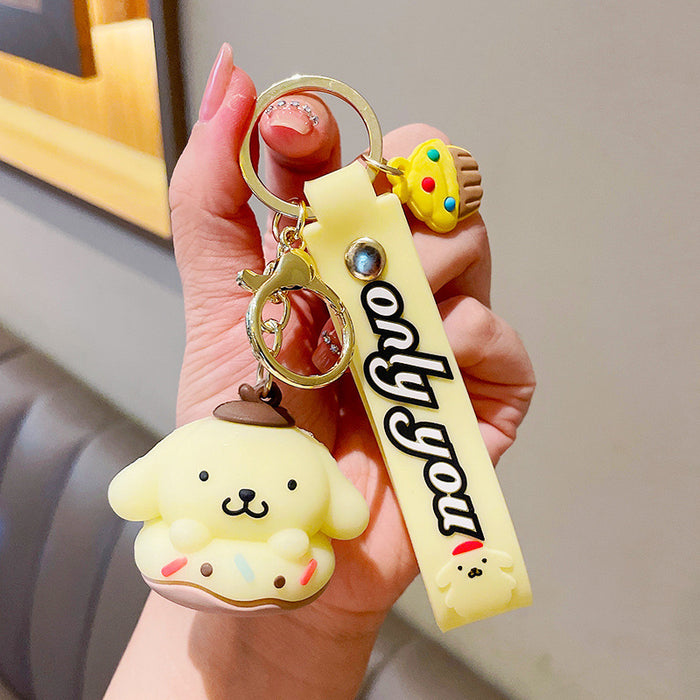 Wholesale Cartoon Silicone Keychain JDC-KC-MZL013