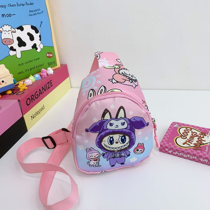 Wholesale  Kids Coin Purse   Cartoon Printed Chest Bag