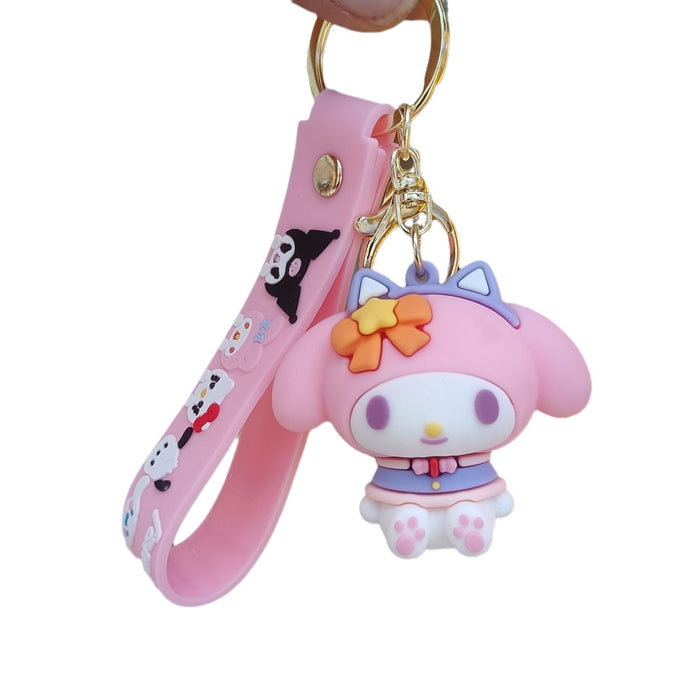 Wholesale  Cartoon Keychain School Bag Hanging  Dropping Doll  Pendant Small Gift