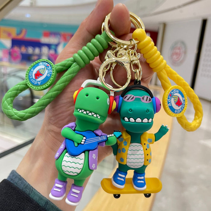 Wholesale Cartoon Creative Soft Rubber Keychain Bag Pendant Car Hanging Decoration Exquisite Cute Doll
