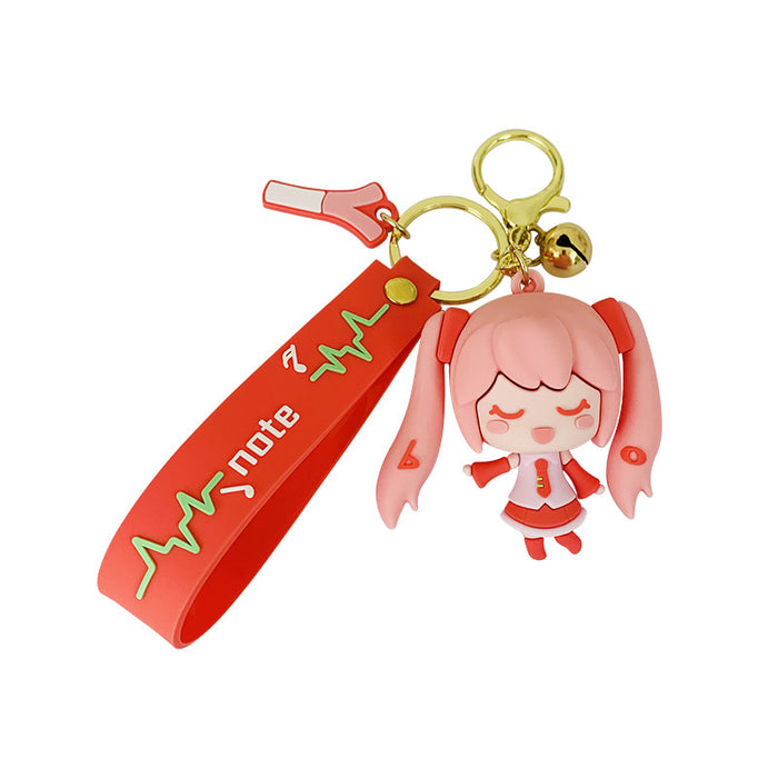 Wholesale Cartoon Doll Silicone Keychain JDC-KC-MingT060