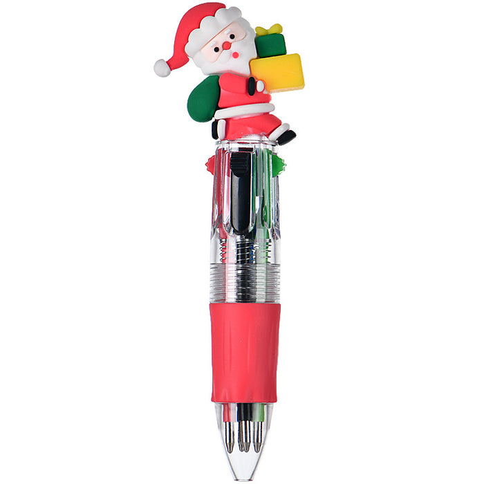 Wholesale Four-color ballpoint pen cute cartoon multi-color pen