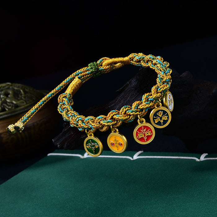 Wholesale Colorful rope, hand rope bracelet, women's hand woven rope, hand rope