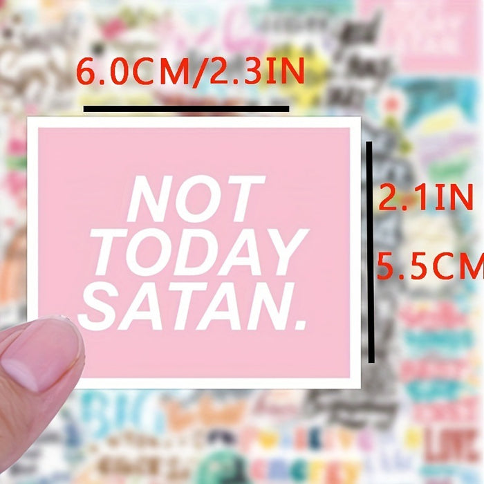 Wholesale 150pcs Inspirational phrase cartoon graffiti stickers to decorate notebooks and luggage