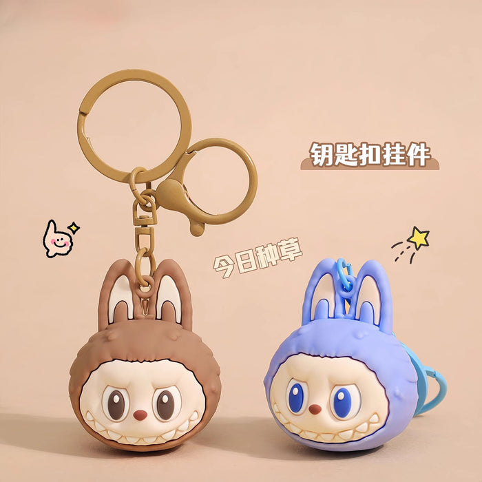 Wholesale Little sheep doll head keychain creative cartoon car bag keychain gift