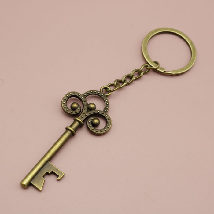 Wholesale Iron Alloy Simple Unlocking Key Keychain JDC-KC-HEMS001