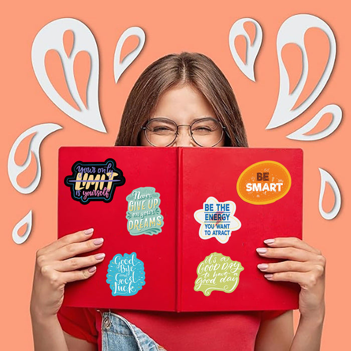 Wholesale 50pcsWaterproof,  removable,  non-repeatable stickers for luggage and notebooks