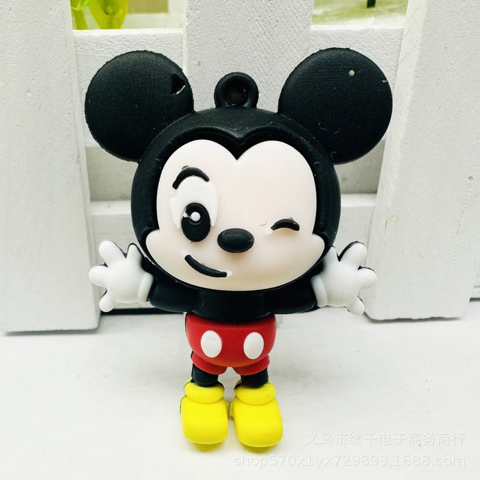 Wholesale Cartoon keychain accessories, cute decorative materials, accessories, pen tips, three-dimensional DIY soft rubber pendant