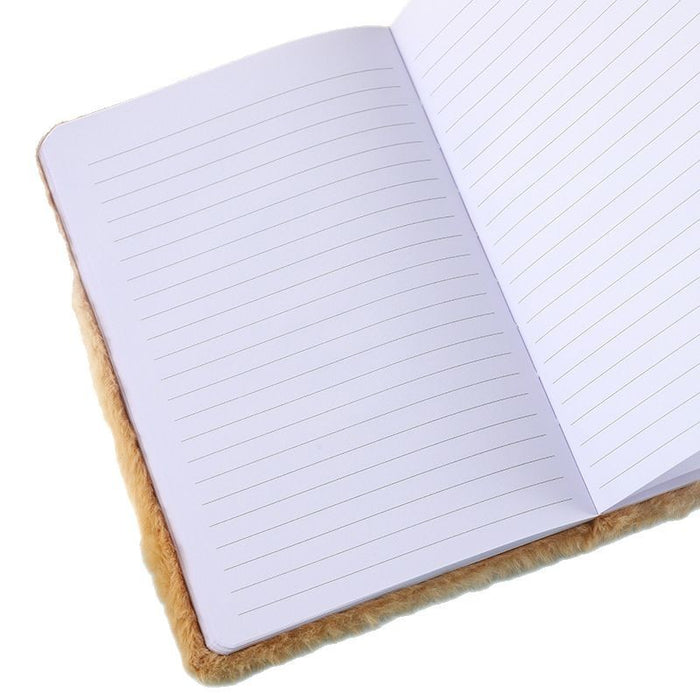 Wholesale Cartoon plush notebook,  cute candy-colored student notebook,  new children' s diary