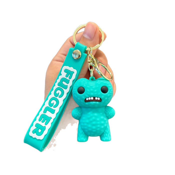 Wholesale Monster keychain cute toothy doll pendant