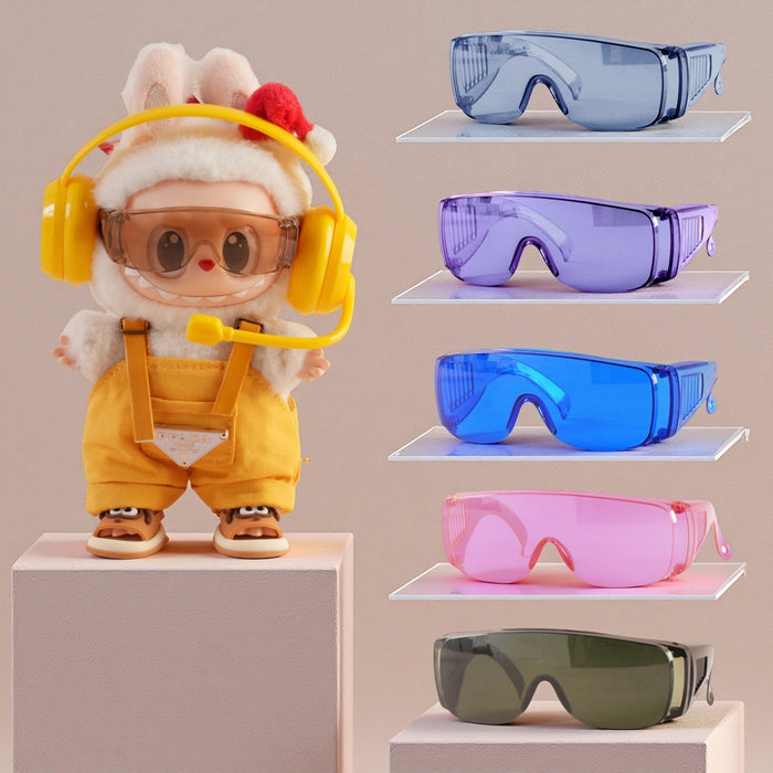 Wholesale Doll glasses,  cotton doll glasses,  colorful goggles,  ski goggles,  transparent glasses
