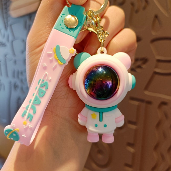 Wholesale Silicone Cartoon Doll Keychain JDC-KC-MingT216