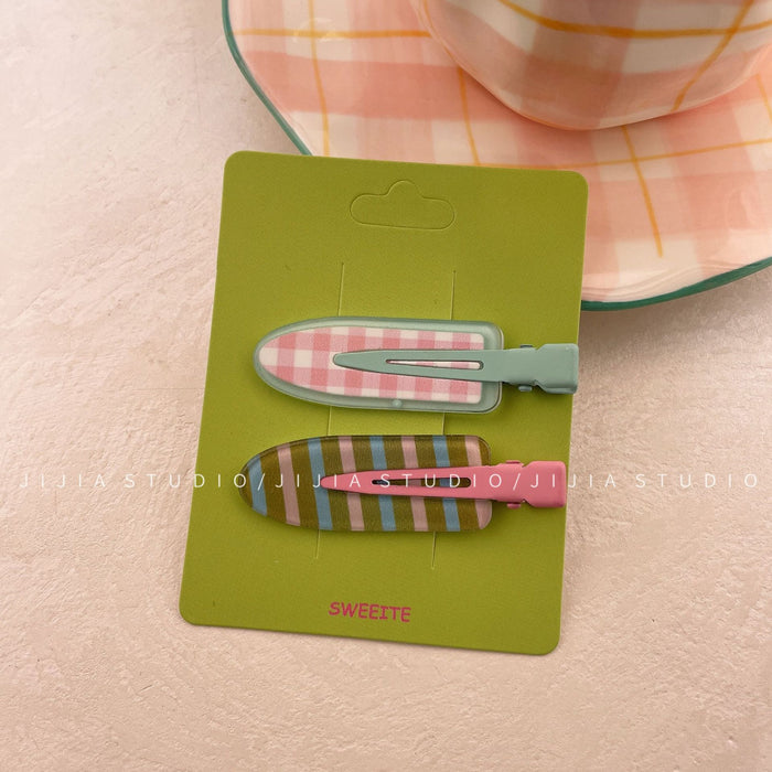 Wholesale 2 pack/set Fun fruit hairpin cute bangs side clip hair accessories