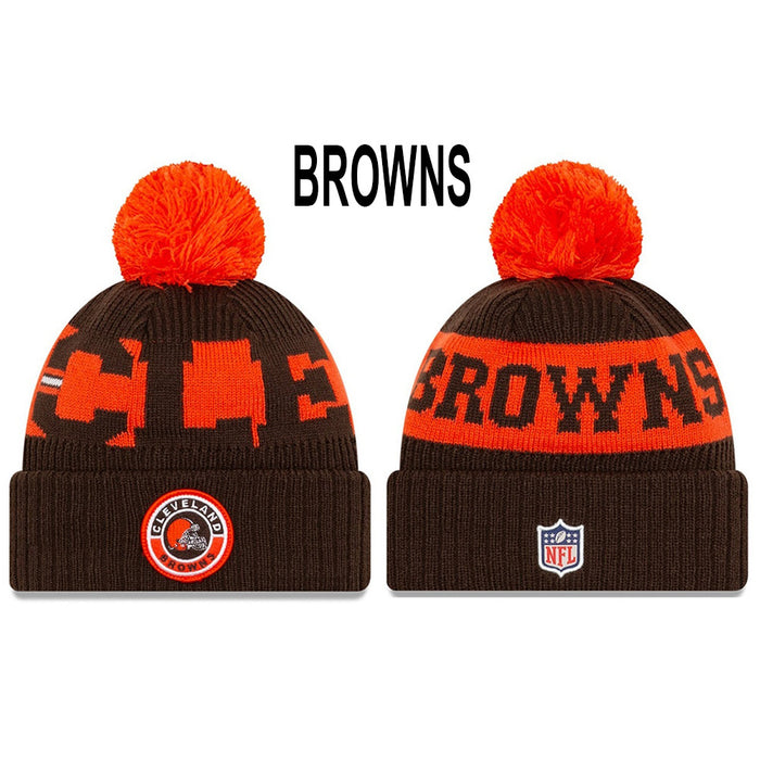 Wholesale Wool Knitted Hat Rugby Game Hat Sports Big Letter Warm Hat